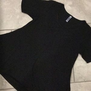 Solid black Lularoe Perfect Tee